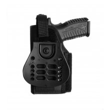 Universal Nylon Holster with Paddle for Gun with Laser/Light