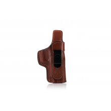 Comfortable IWB concealed open top leather holster