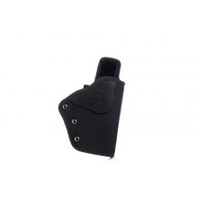 Quick draw OWB nylon holster with MLC security lock