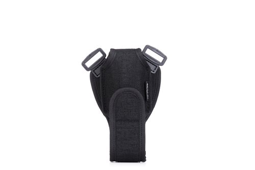 Single mag nylon holster for shoulder harness