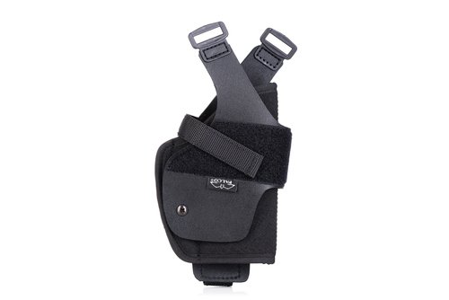 Vertical nylon roto-shoulder holster