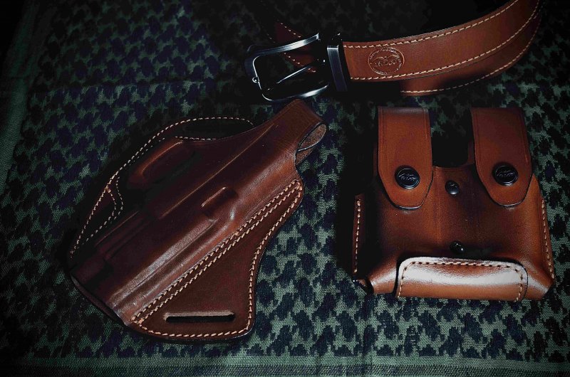 Leather Cross-Draw Carry Set