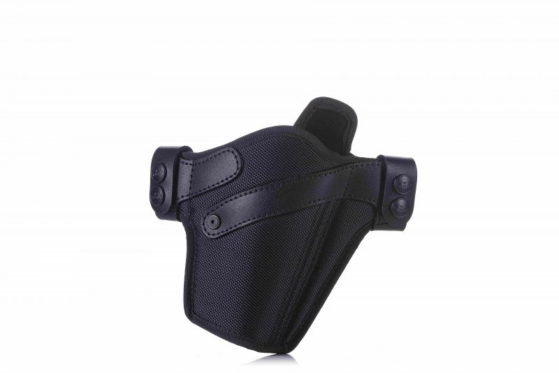 Exclusive Nylon Holster with leather belt straps