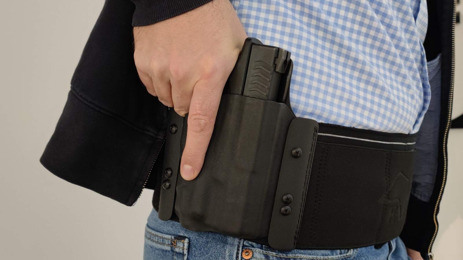 Belly Band for guns with light