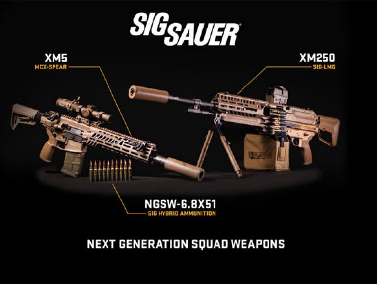Americká armáda si vybrala SIG SAUER na výrobu zbraňového systému novej generácie