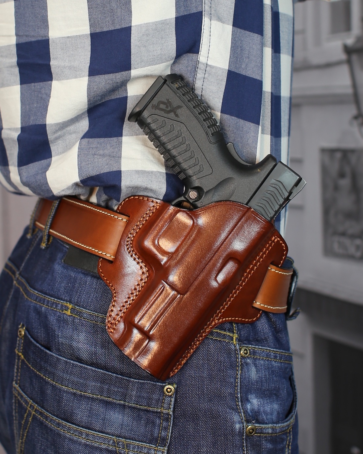 Open Top Pancake OWB Holster Details about   Crossbreed Holster 