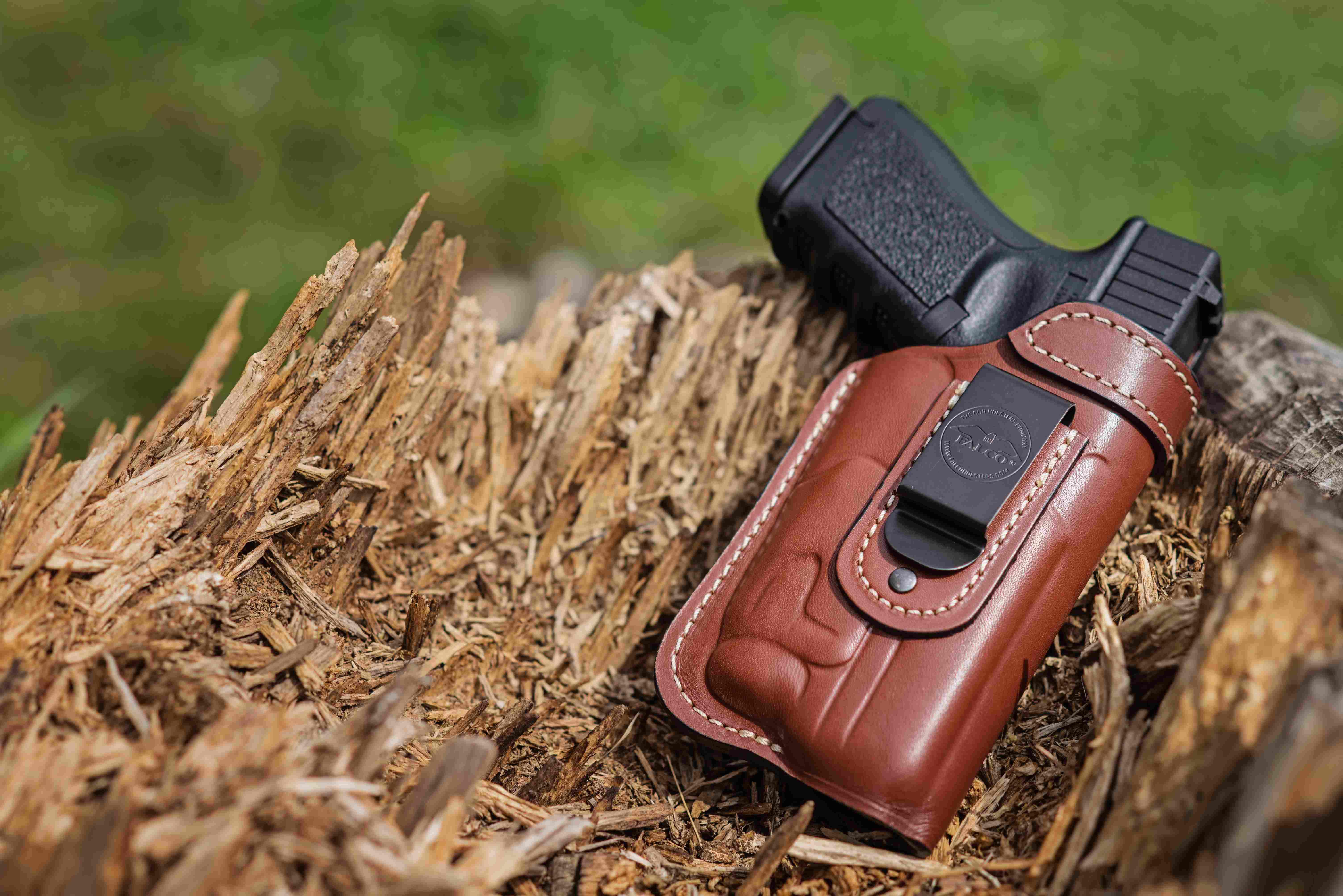 Details about   PINK w/BLACK IWB Leather Gun Holster YOUR CHOICE:rh,lh-laser-slide-cant-belt-mag 