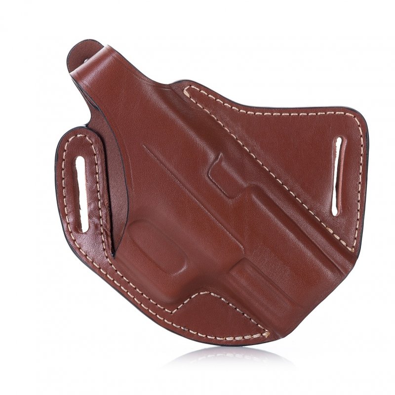 Timeless leather holster for cross-draw