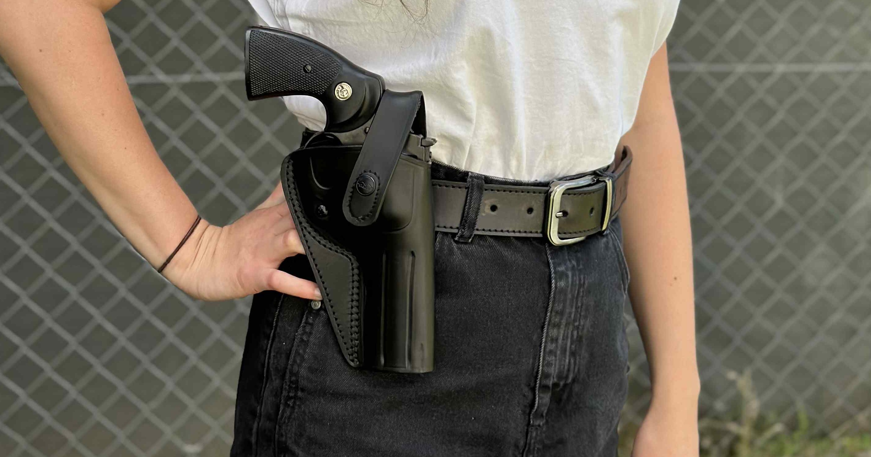 Revolver OWB Holster with Retention Strap