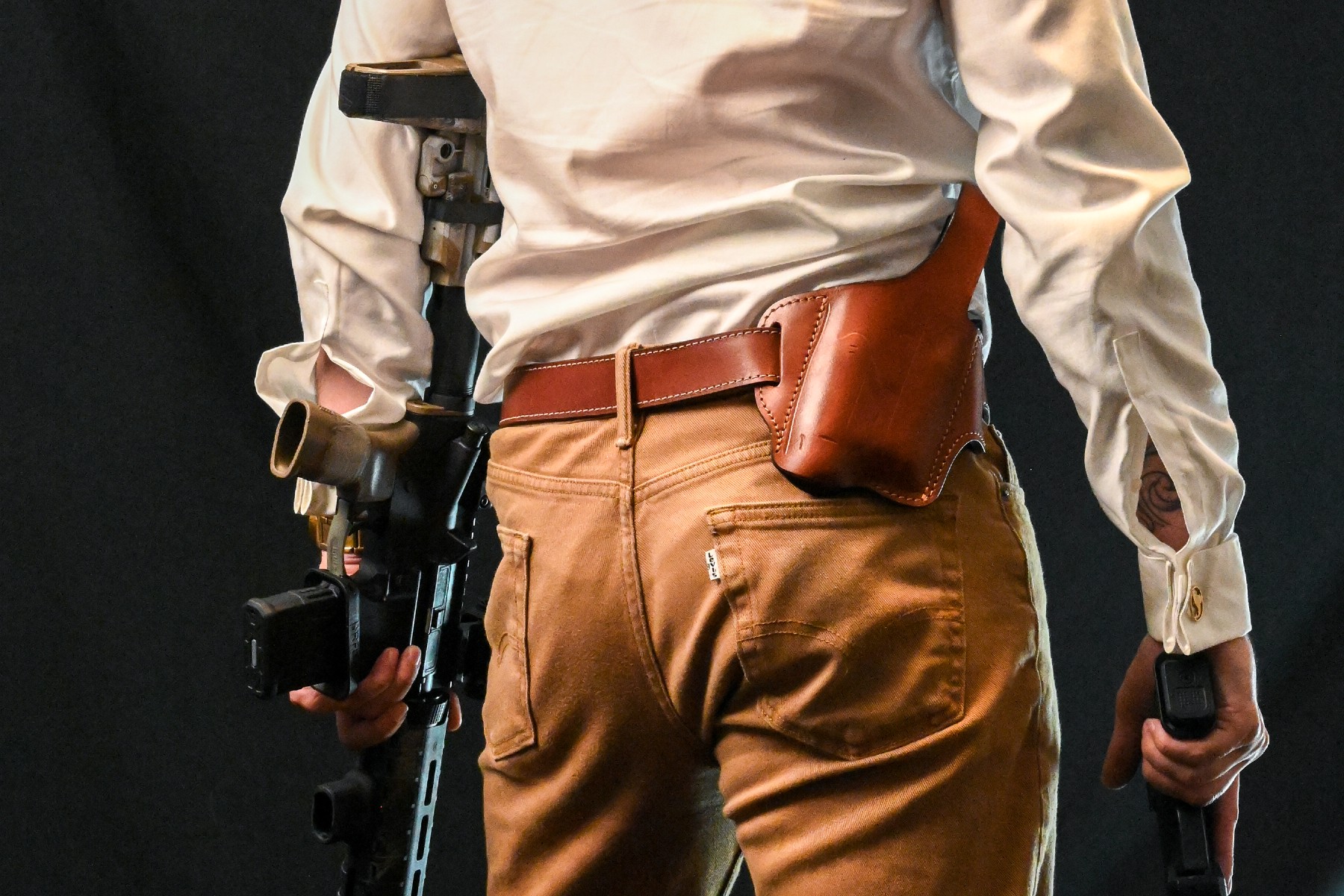 Canted OWB holster